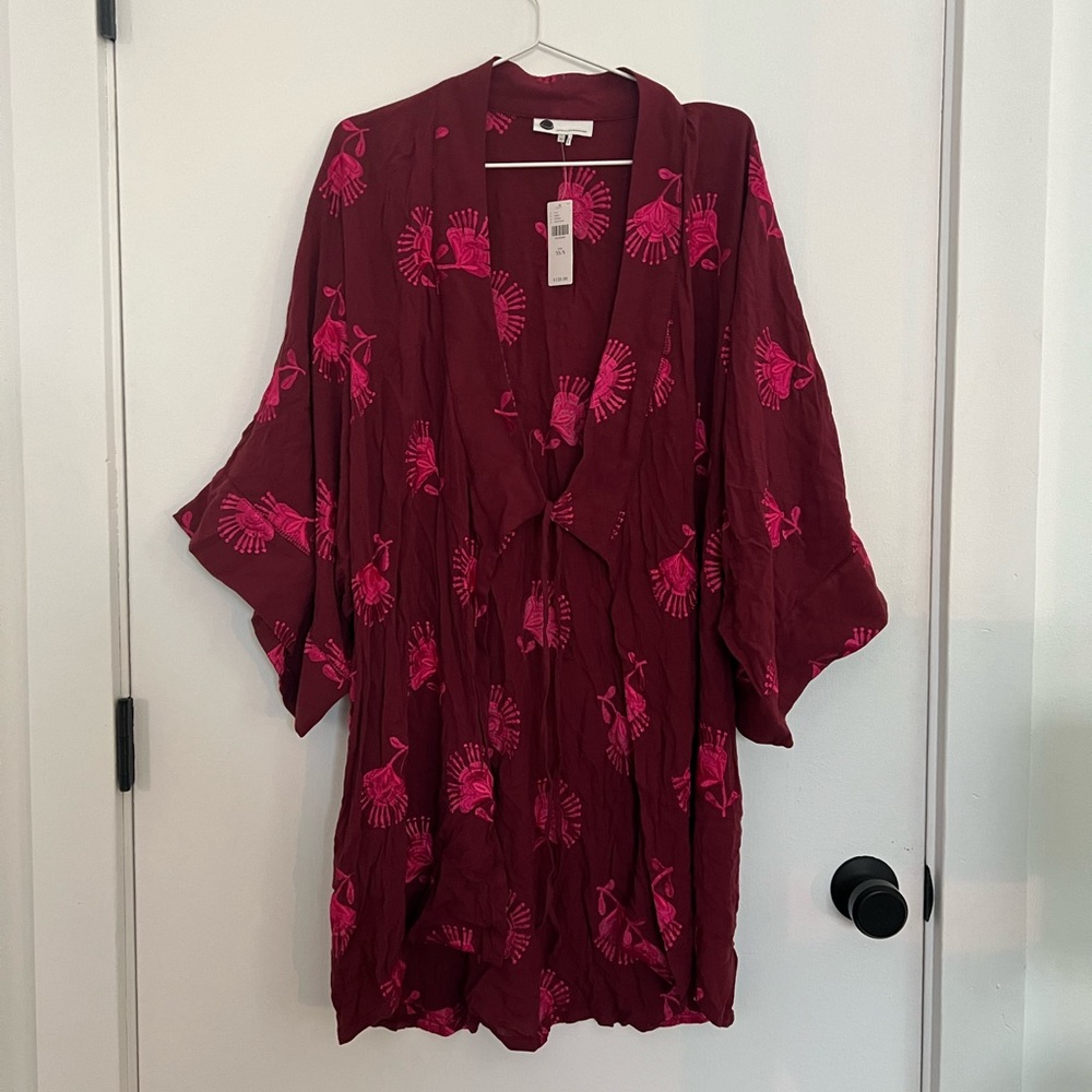 Anthropologie Wrap Kimono Robe NWT
